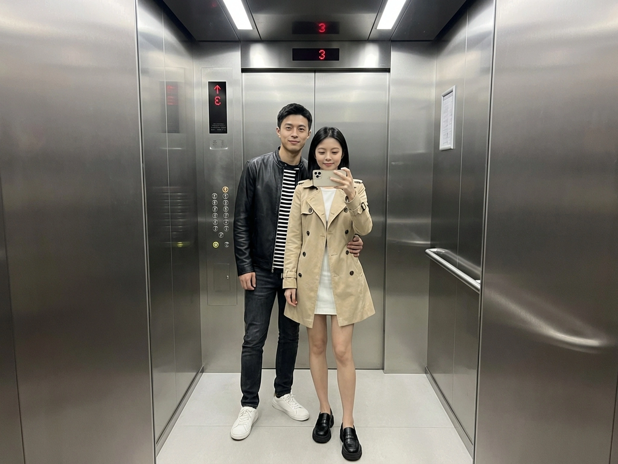 Consistent identity AI couple photos