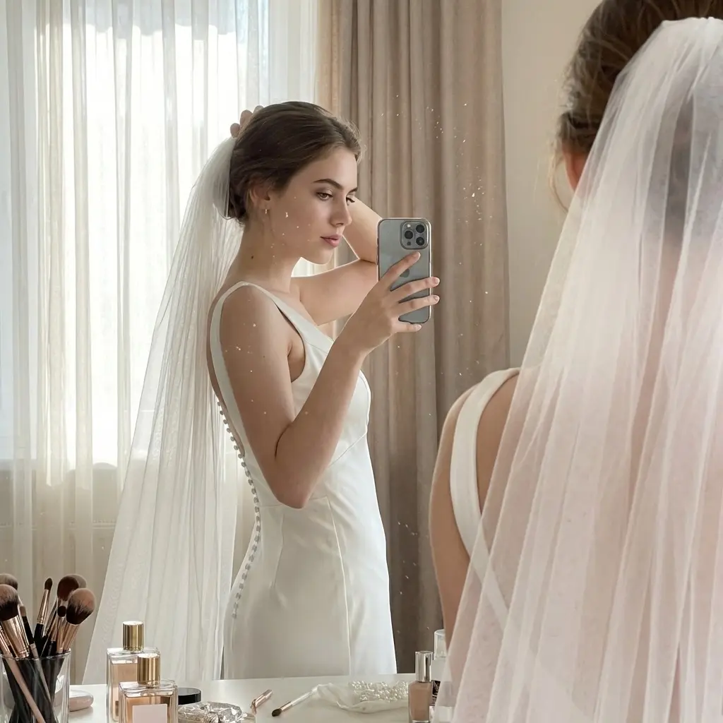 Wedding bridal portrait